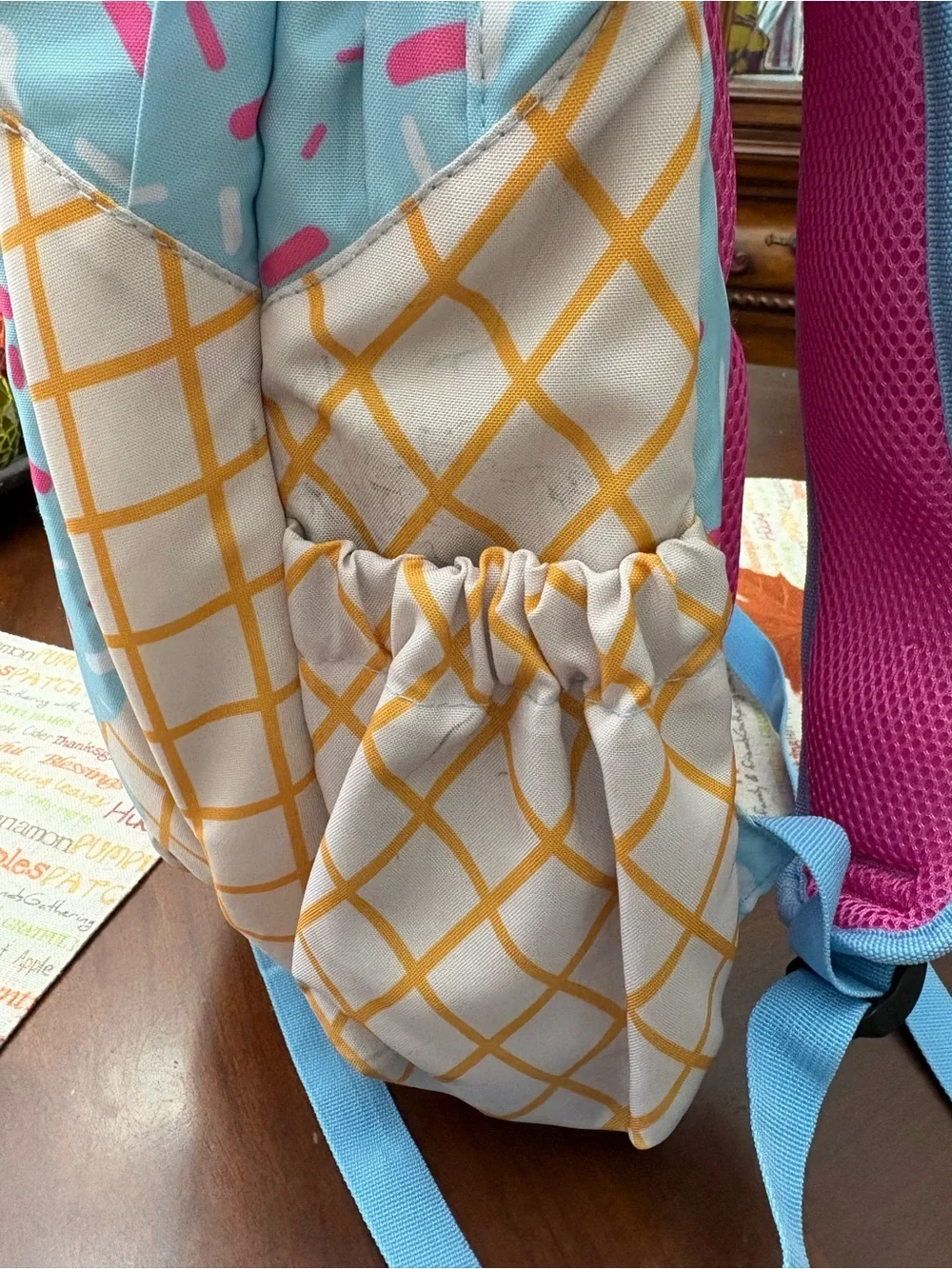 Baseball lifestyle 101 -Kids Ice Cream Sprinkles Backpack and lunchbox